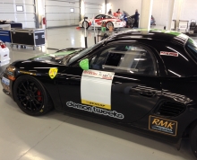 Almost fully stickered at Silverstone