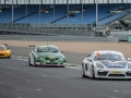 One of my two race 1 battles, here with Barry McMahon in his Alfa; photo © Gary Harman