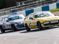 Me chasing Rick Matthews through the chicane Photo © Michael Goodacre