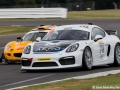 Nice closeup of the GT4 with an Exige looking to take a place from me; photo © Sean Mulcahy