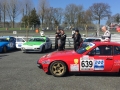 Assembly area at Brands Hatch for the BRSCC Porsche Championship opening round, March 2019.