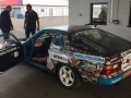 Our 924 in the Silverstone scrutineering bay