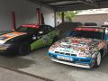 Two of the 4Pot cars awaiting scrutineering.